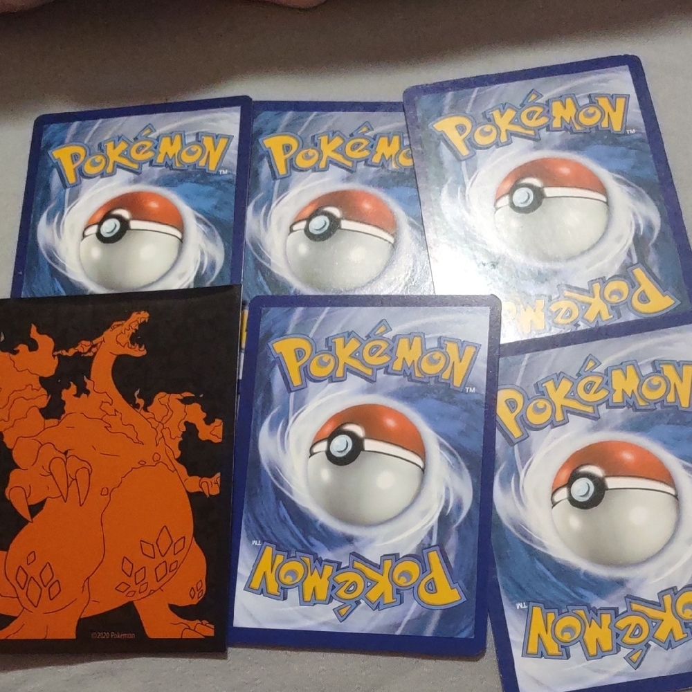 Pokémon Trading Cards with Charizard